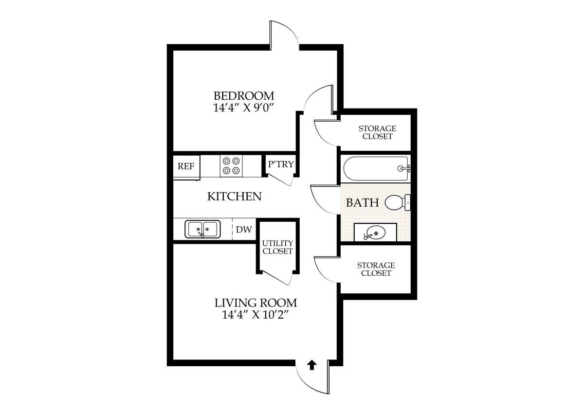 Hawkeye Park Floor Plan Penningroth Apartments